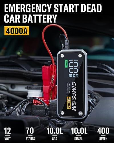 Rev Up ‍Your Peace of Mind: Our⁢ Review of the 4000A Jump Starter