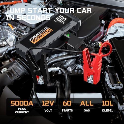 Power Up: Our Experience ⁣with the 5000A Jump Starter