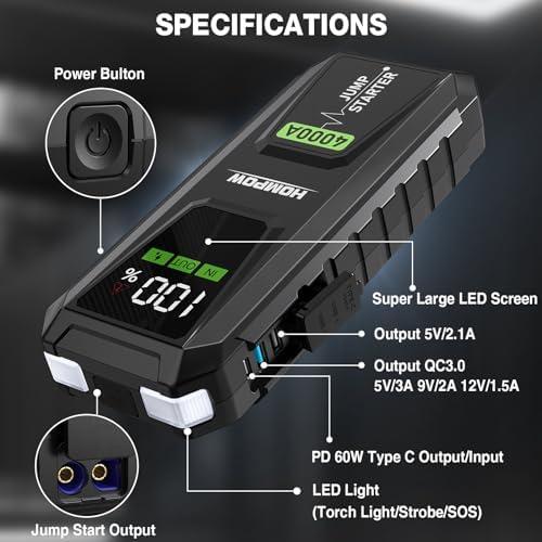 Rev Up Your Adventures: Our Review of the Powerful ⁤Jump Starter