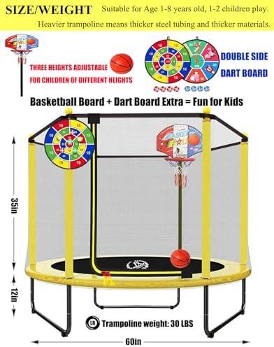 Bouncing Into ‌Fun: Our Review of the LANGXUN 5FT⁣ Trampoline