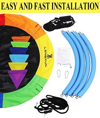 Swing into Fun: Our Review of the LANGXUN Rainbow ⁢Saucer
