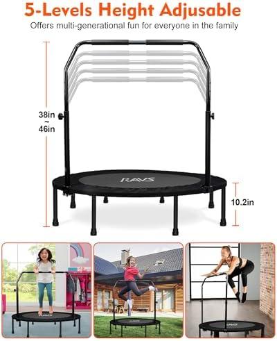 Jumping into Fitness: Our Review of the RAVS Rebounder Trampoline