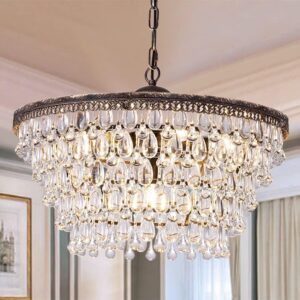 Our Honest Take on the Wellmet 6-Light Crystal Chandelier Glow