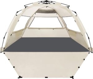 Why We Love the WhiteFang Deluxe Pop Up Beach Tent Together