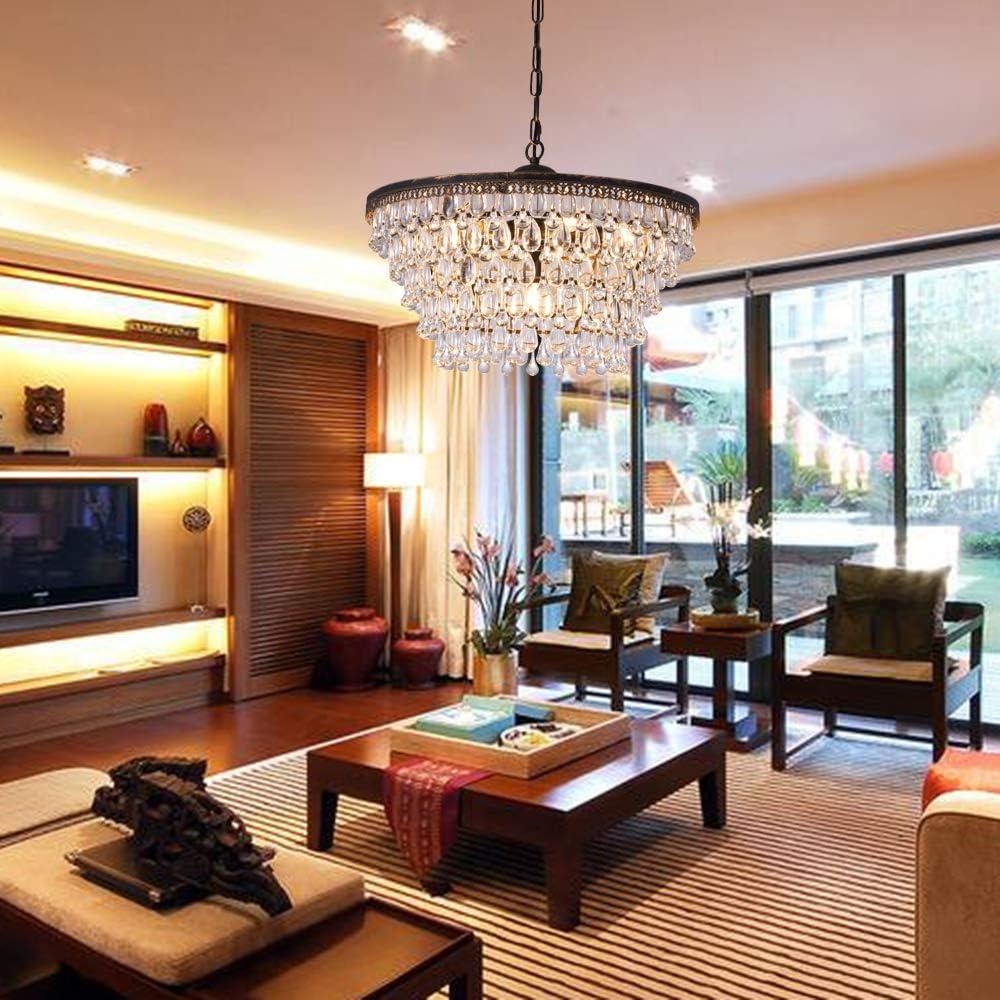 Our Honest Take on the Wellmet 6-Light​ Crystal Chandelier Glow