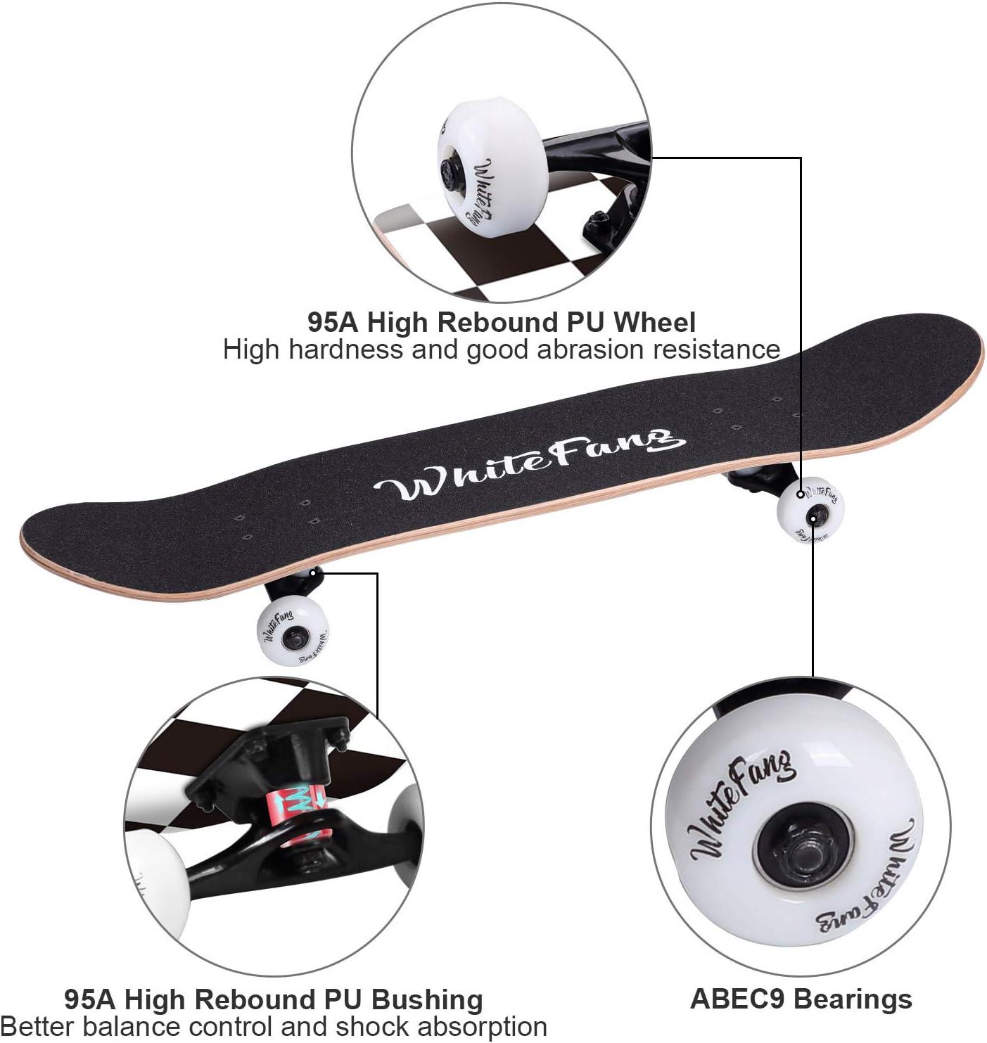Why We Trust WhiteFang Skateboards for Beginners​ and Kids