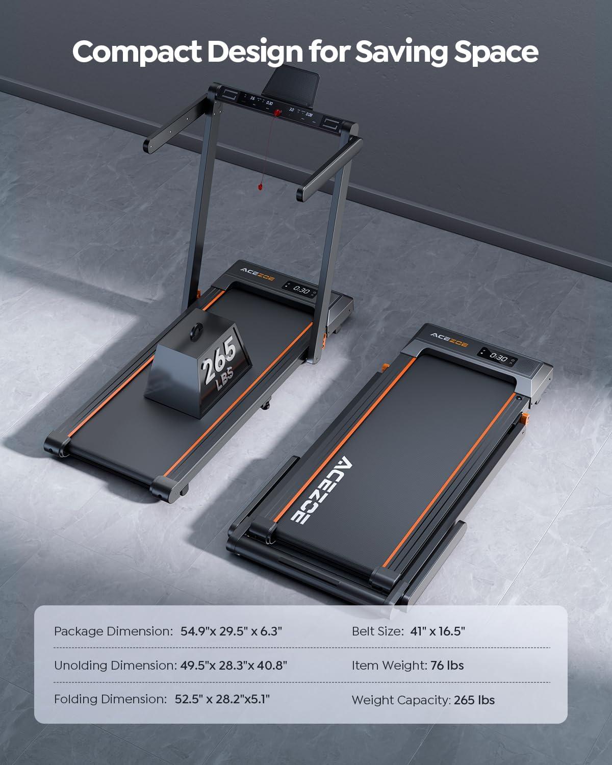 Our Honest Take on​ the​ 2-in-1 Foldable ​Treadmill⁣ for home Use